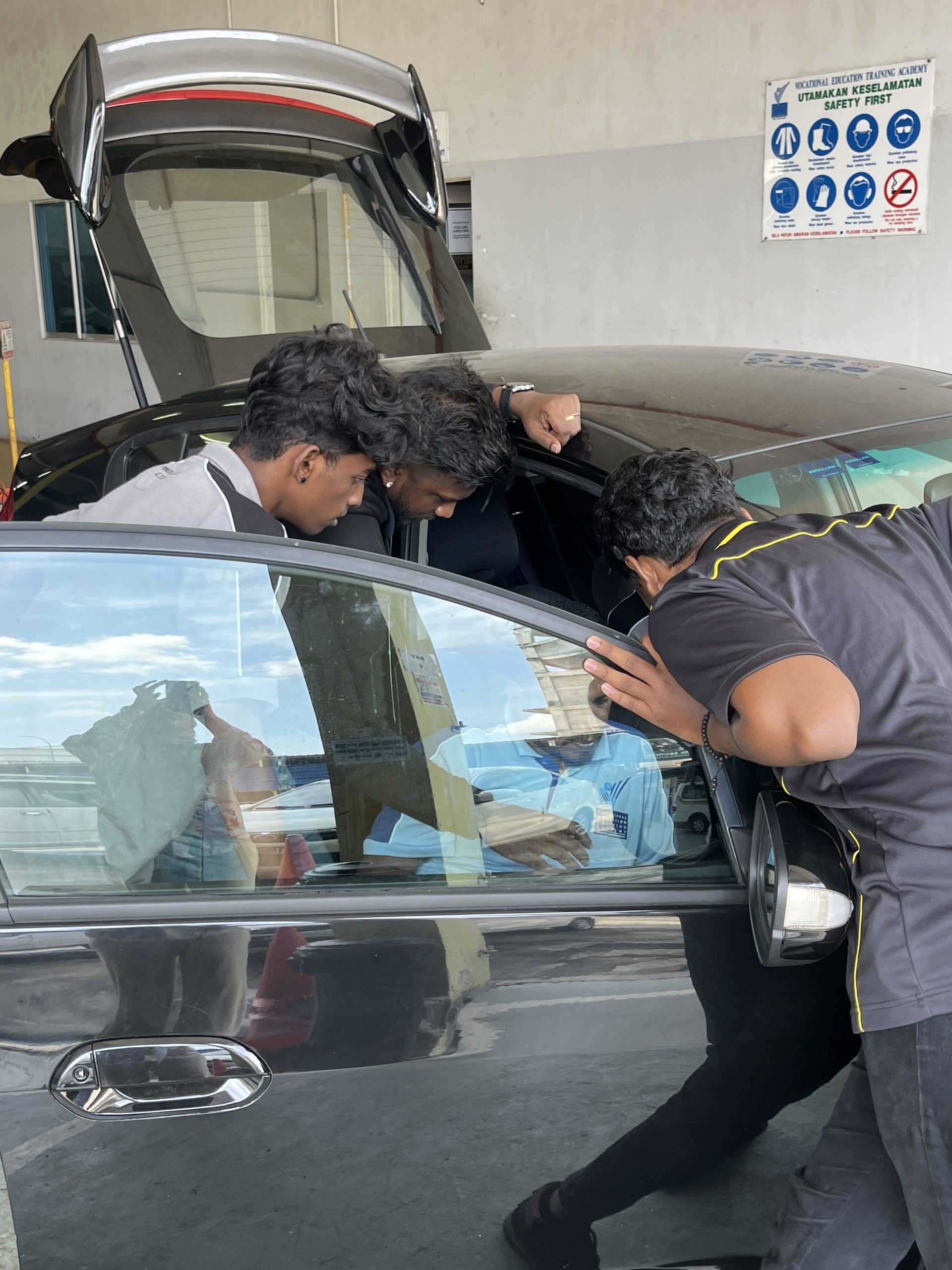 Electric Vehicle training inspection